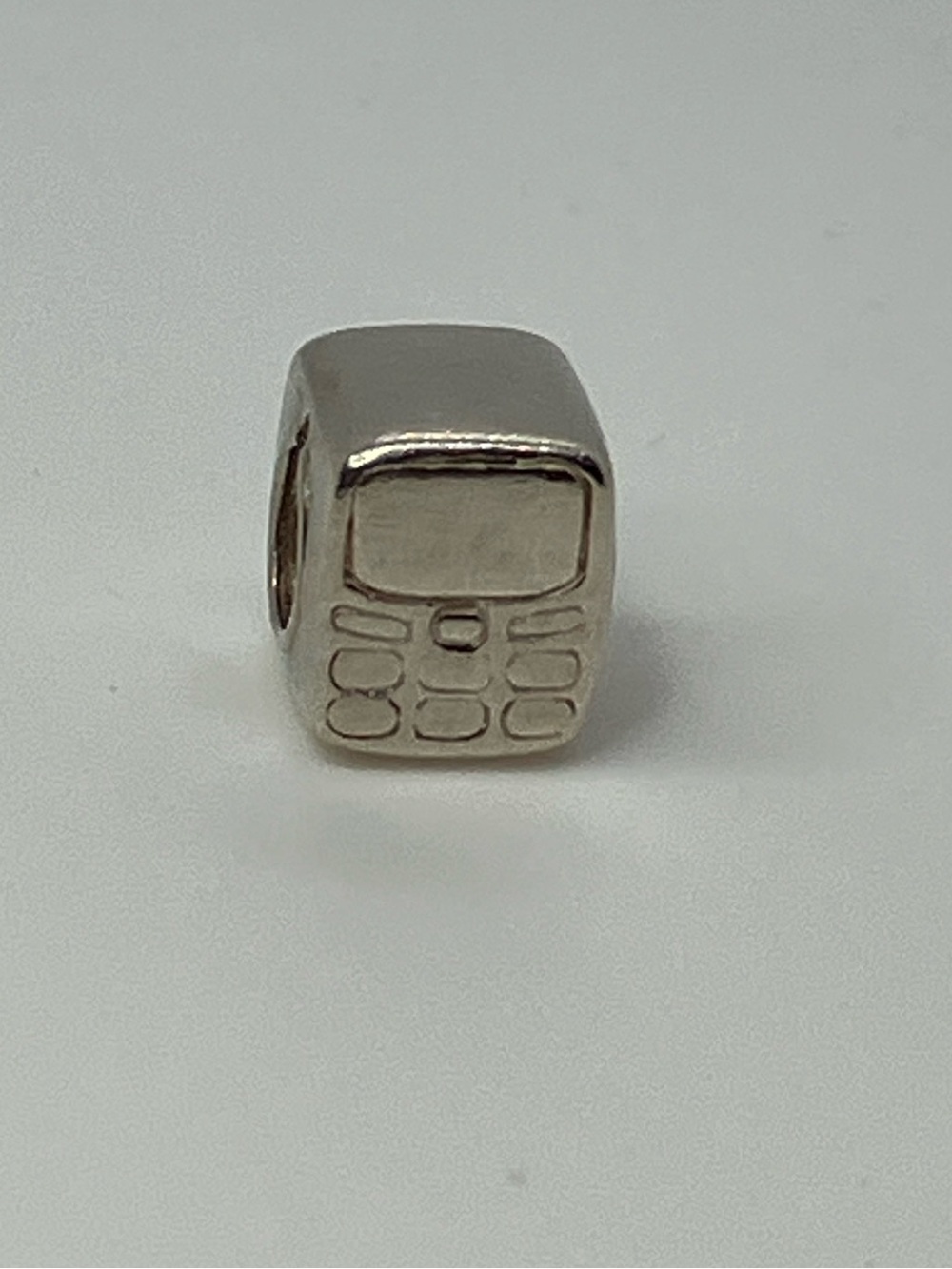 Halia 925 Sterling Silver Retro Cell Phone Cellular Phone Charm